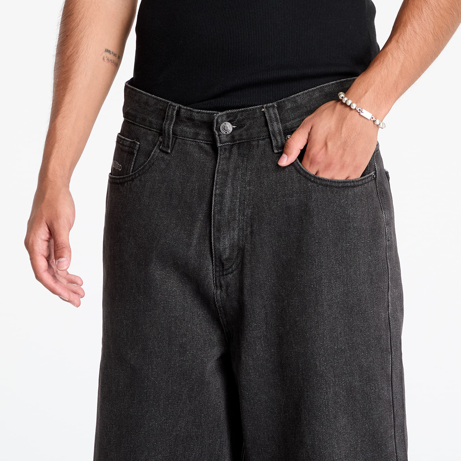 Pantaloni Wasted Paris Kingdom Curve Casper Pant Faded Black - 1 | YEO