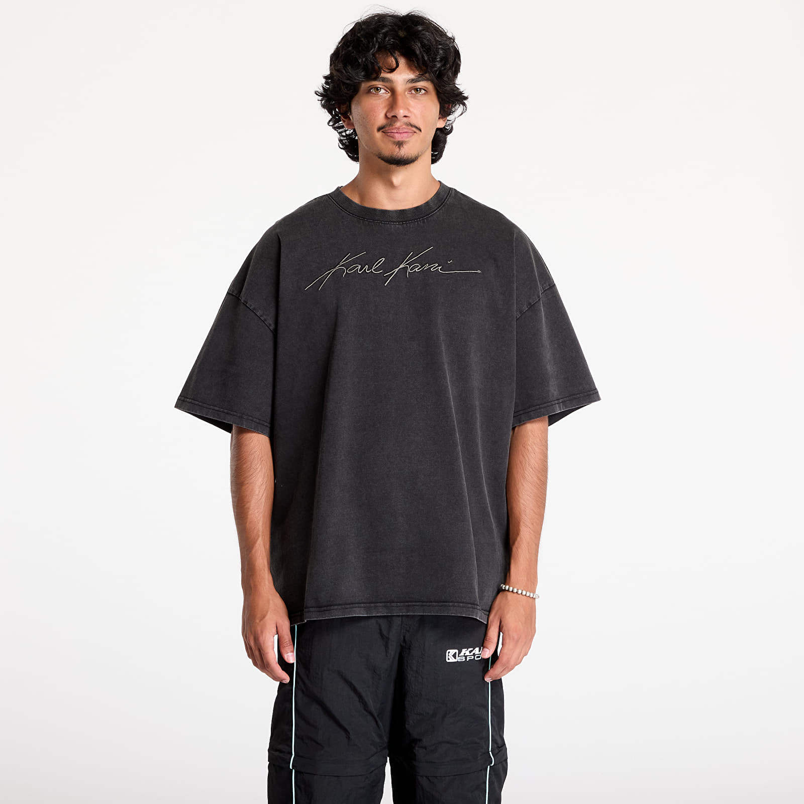 T-shirts Karl Kani Autograph Heavy Boxy Tee Black