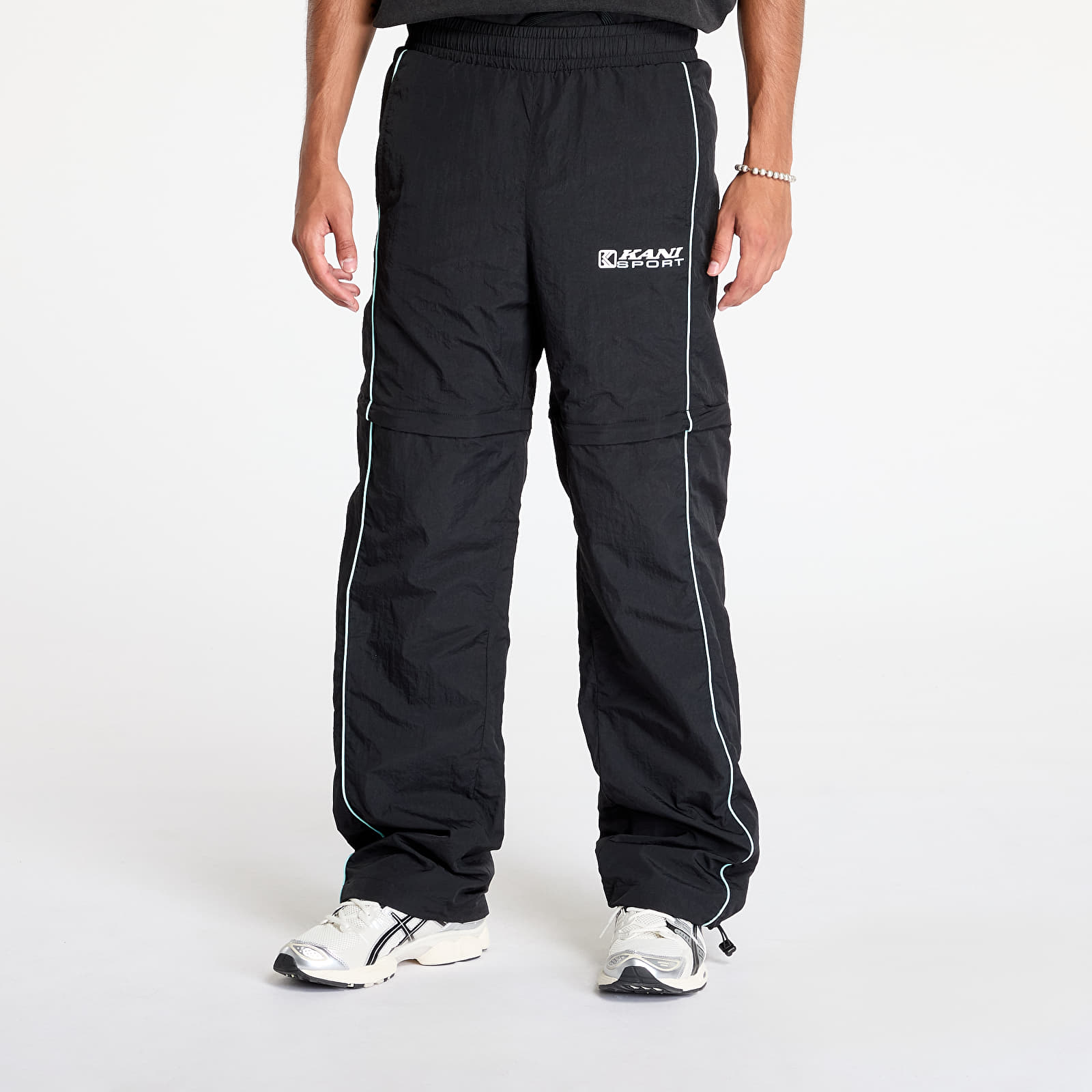 Jeans und Hosen Karl Kani OG Sport Adjustable Trackpants Black/ Light Blue