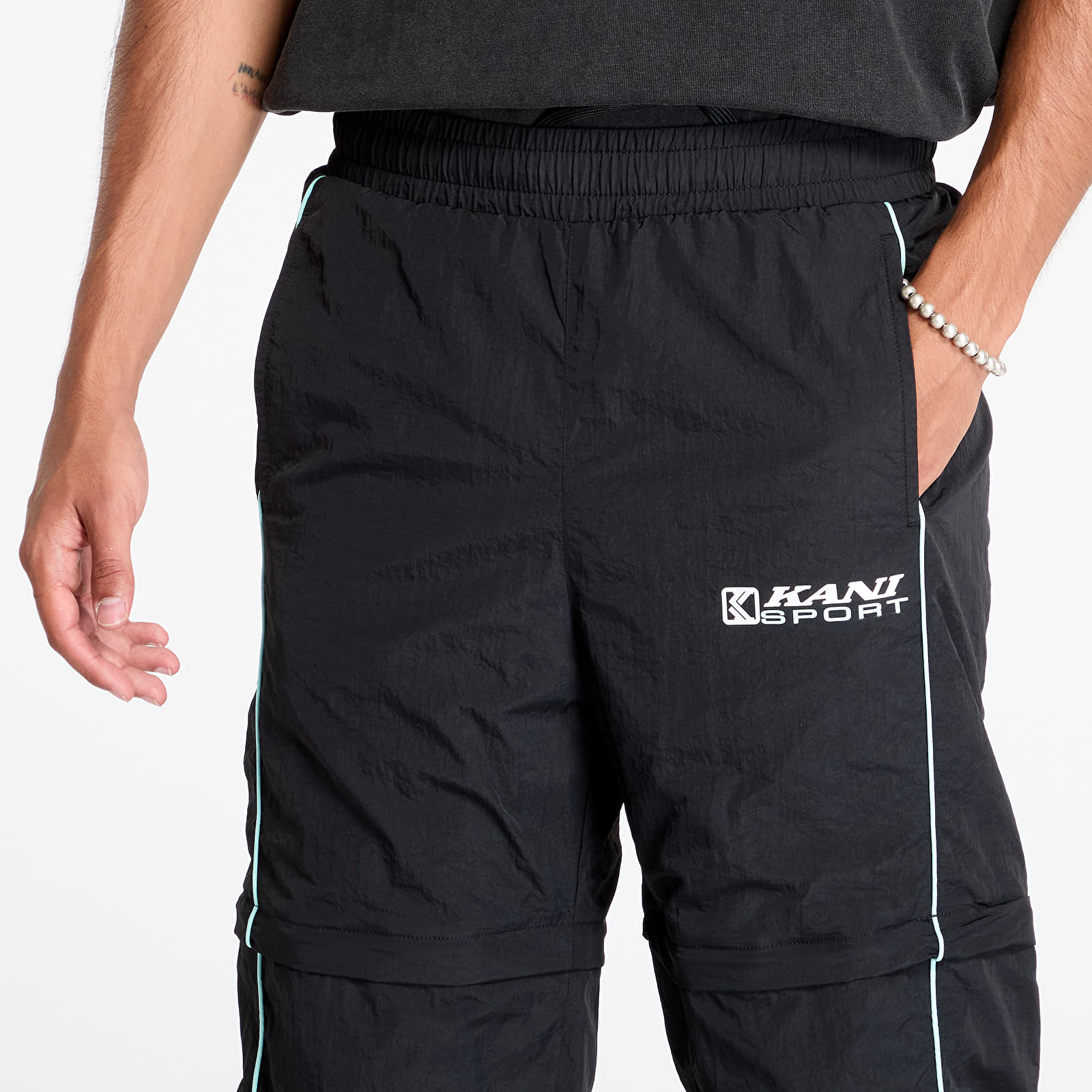 Jeans und Hosen Karl Kani OG Sport Adjustable Trackpants Black/ Light Blue