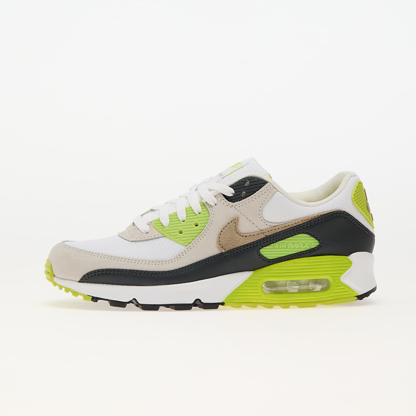 Tenisky Nike Air Max 90 White/ Khaki-Cyber-Dk Smoke Grey EUR 44