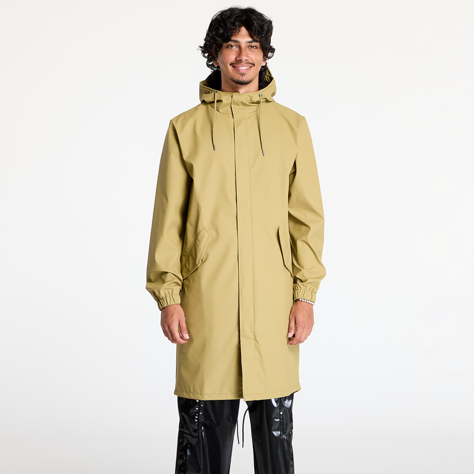 Jachetă Rains Fishtail Parka W3 UNISEX Khaki