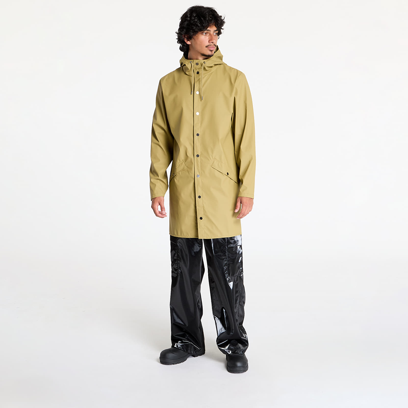 Jackets Rains Long Jacket W3 UNISEX Khaki