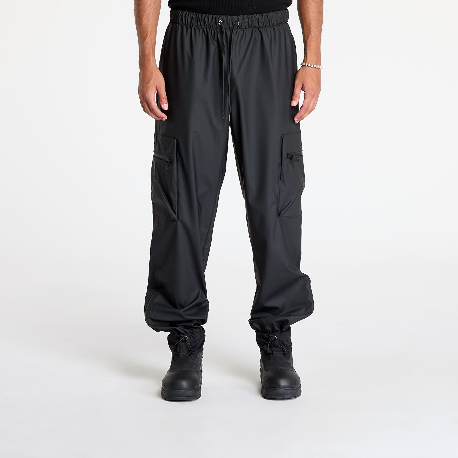 Jeans und Hosen Rains Cargo Rain Pants Regular W3 UNISEX Black