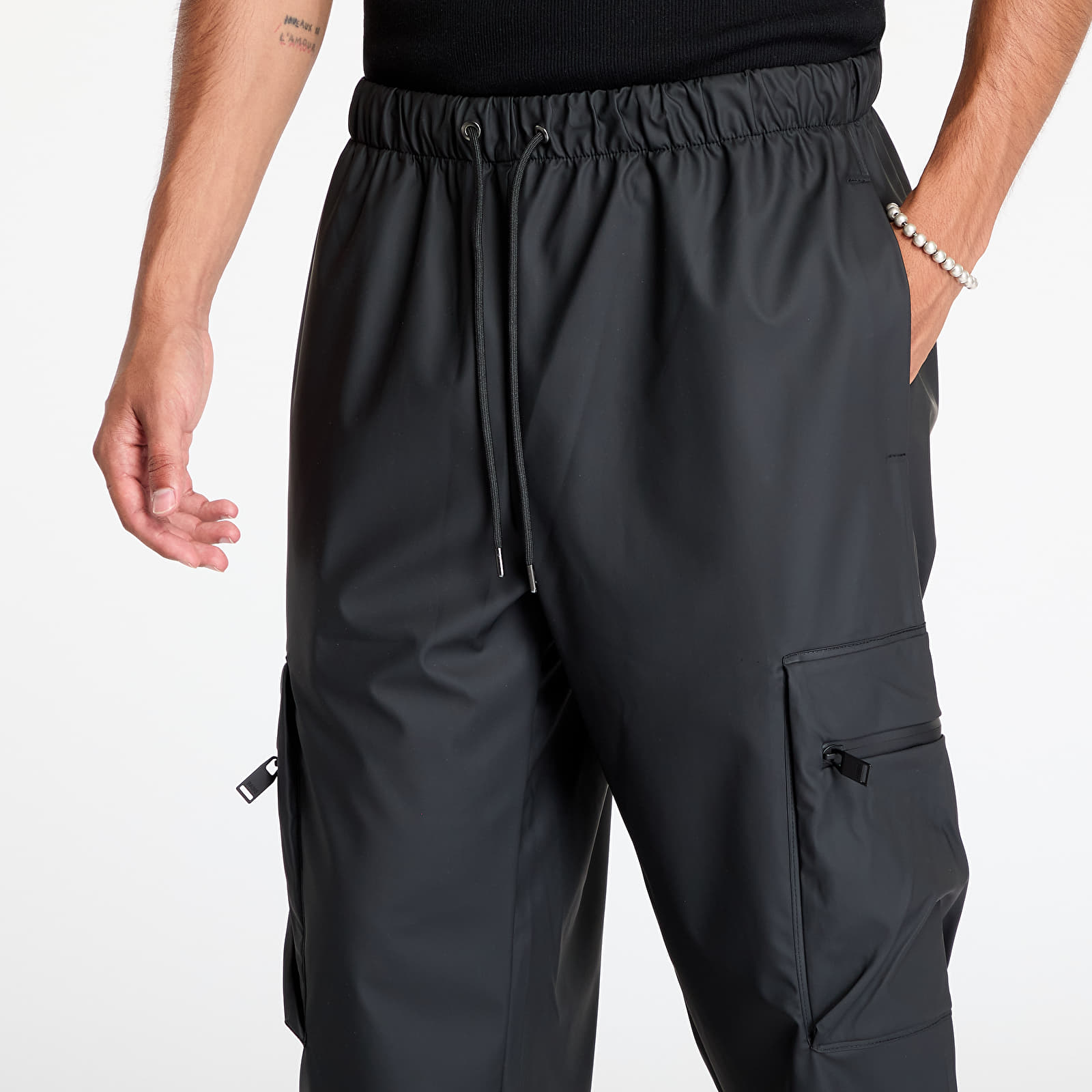 Jeans und Hosen Rains Cargo Rain Pants Regular W3 UNISEX Black