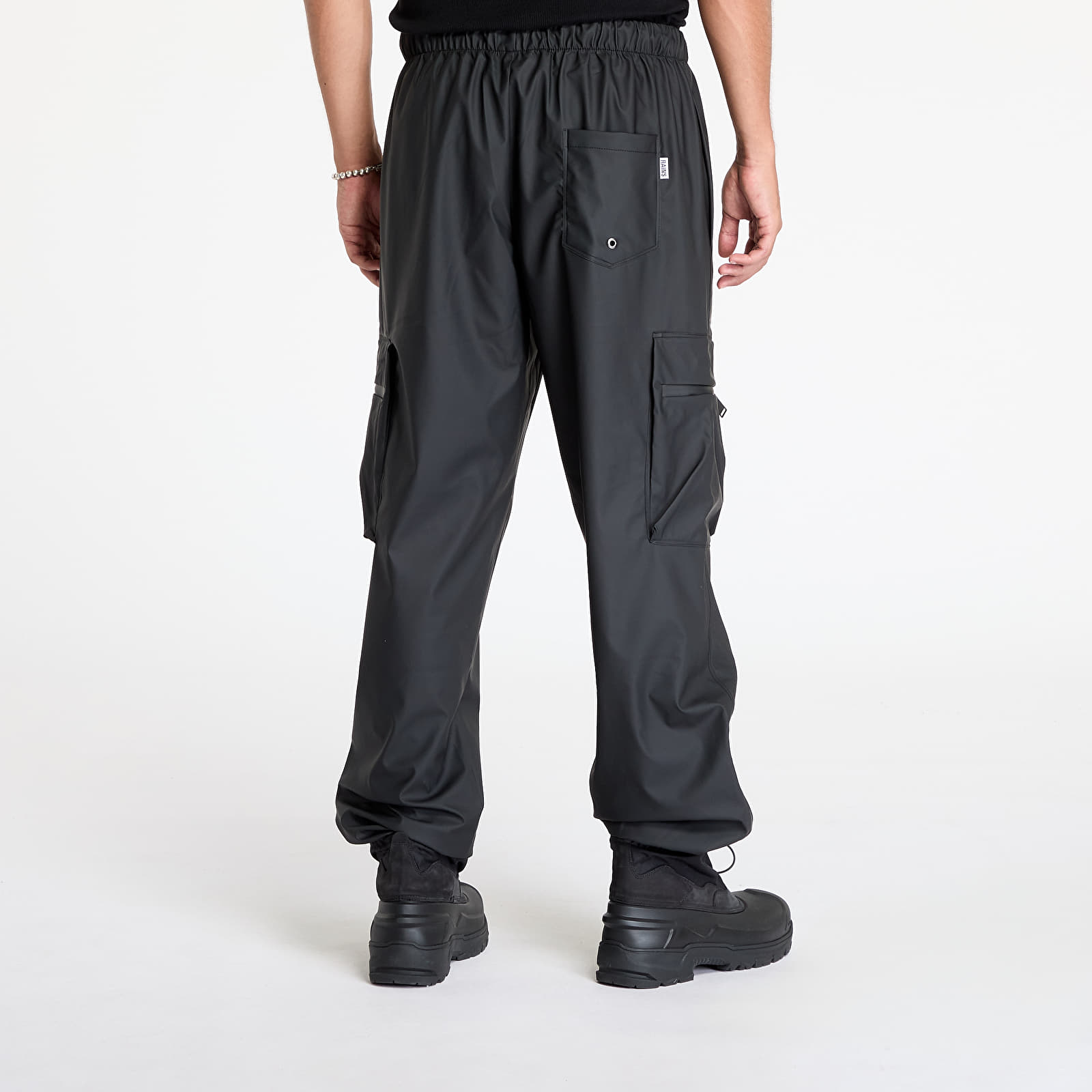 Jeans und Hosen Rains Cargo Rain Pants Regular W3 UNISEX Black