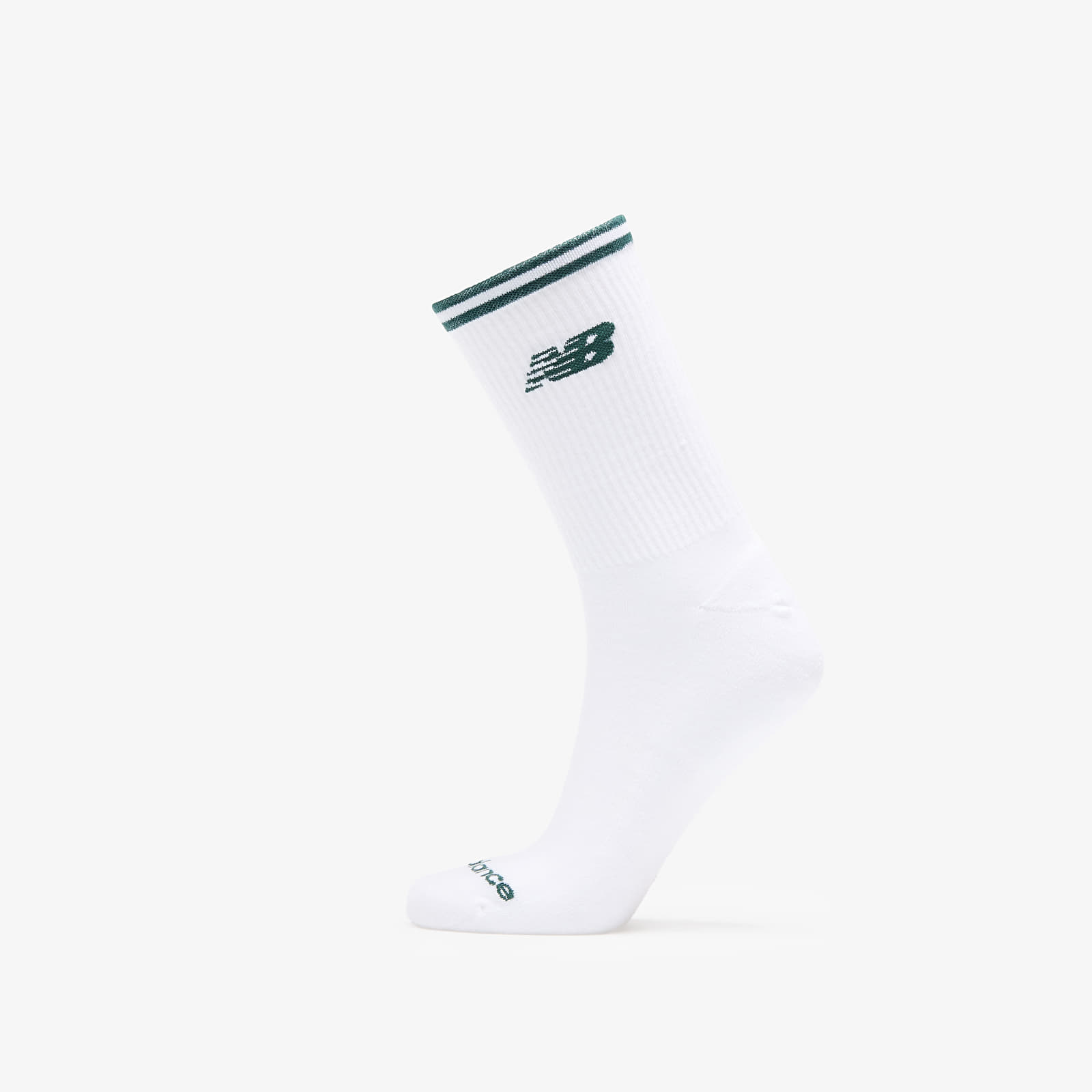 Skarpety męskie New Balance Running Stripe Midcalf Socks 2-Pack White