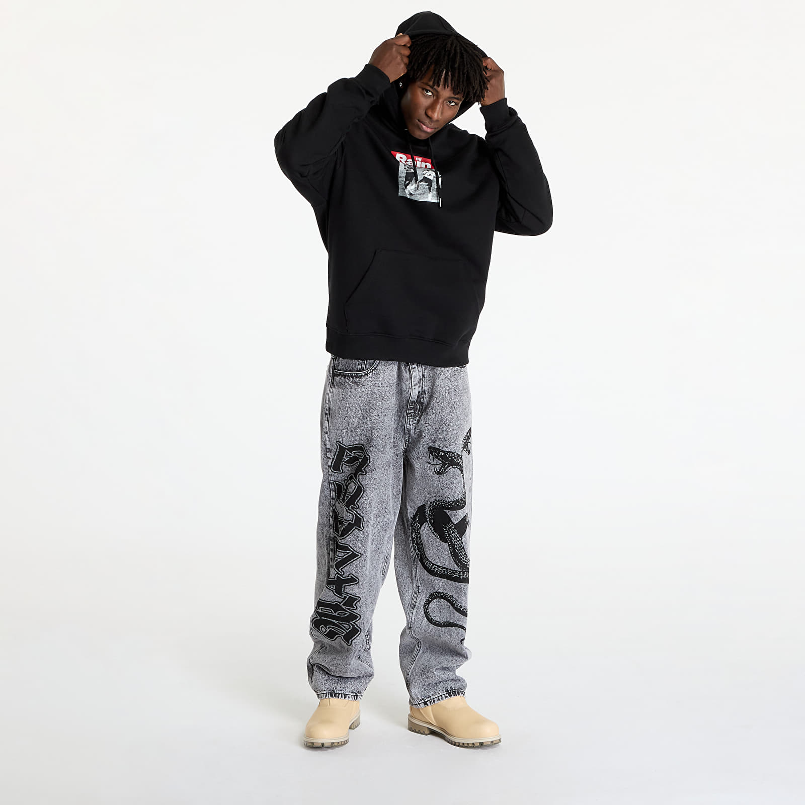 Men's sweatshirts Wasted Paris Howler Hoodie Black