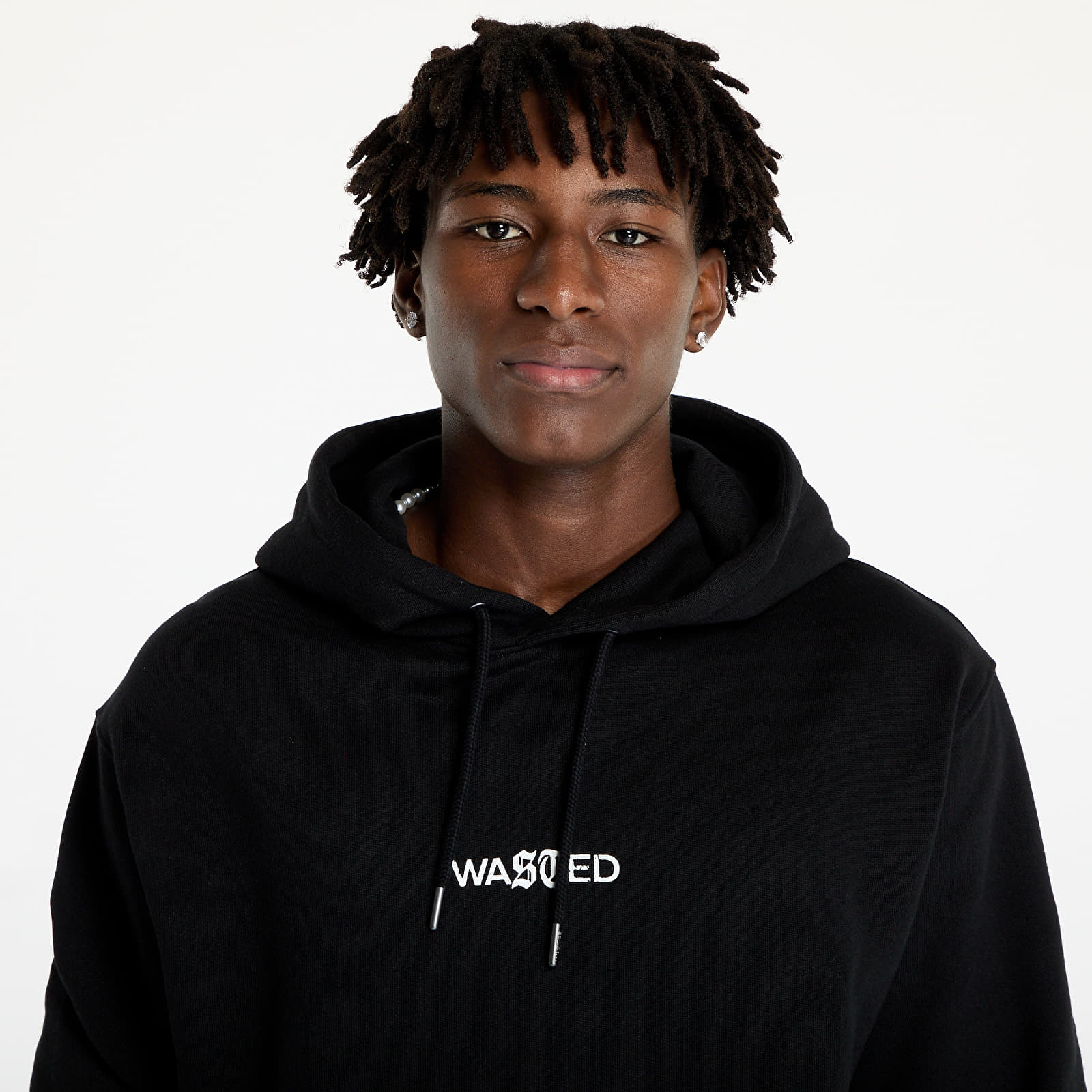 Sudaderas de hombre Wasted Paris Spirit Hoodie Black
