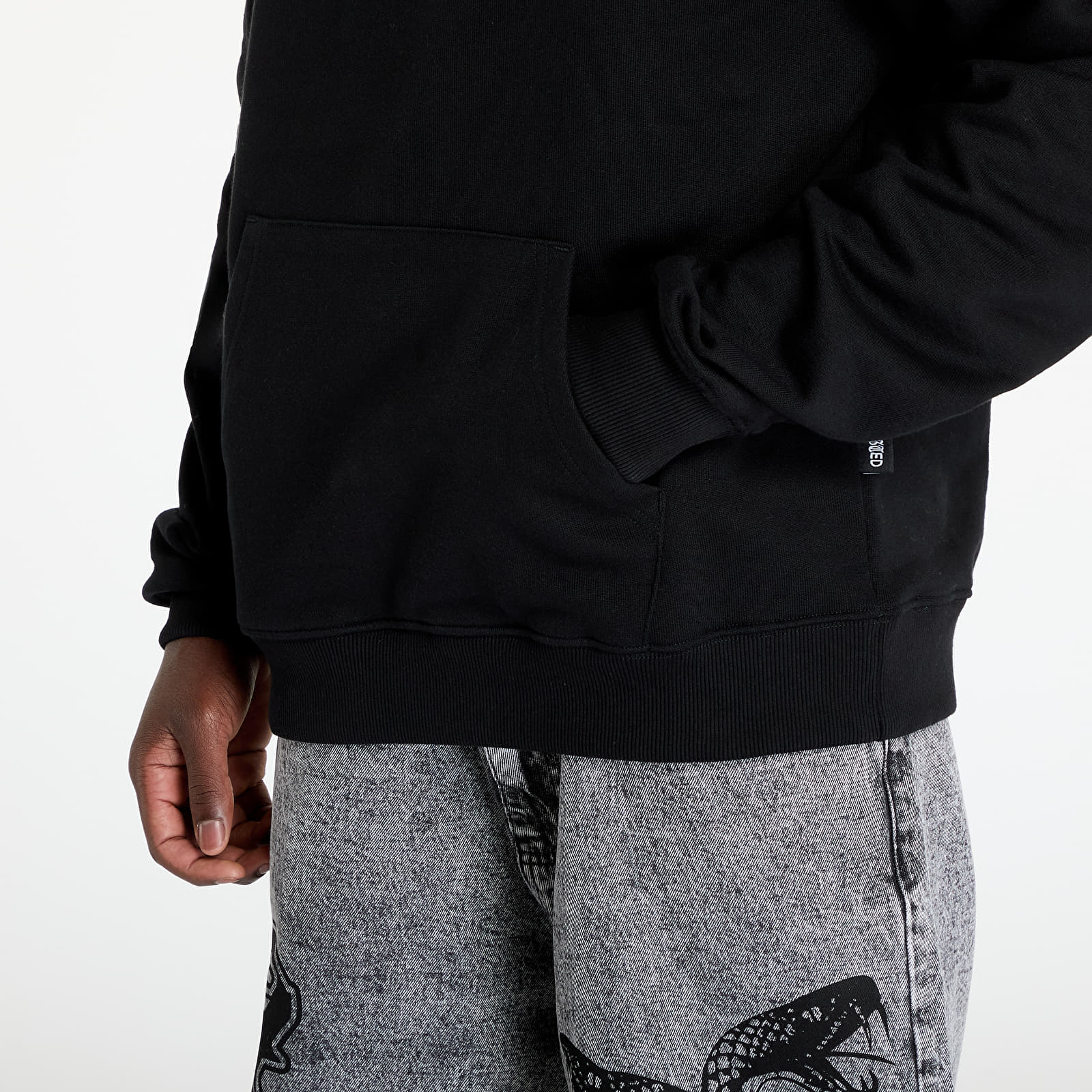 Sudaderas de hombre Wasted Paris Spirit Hoodie Black