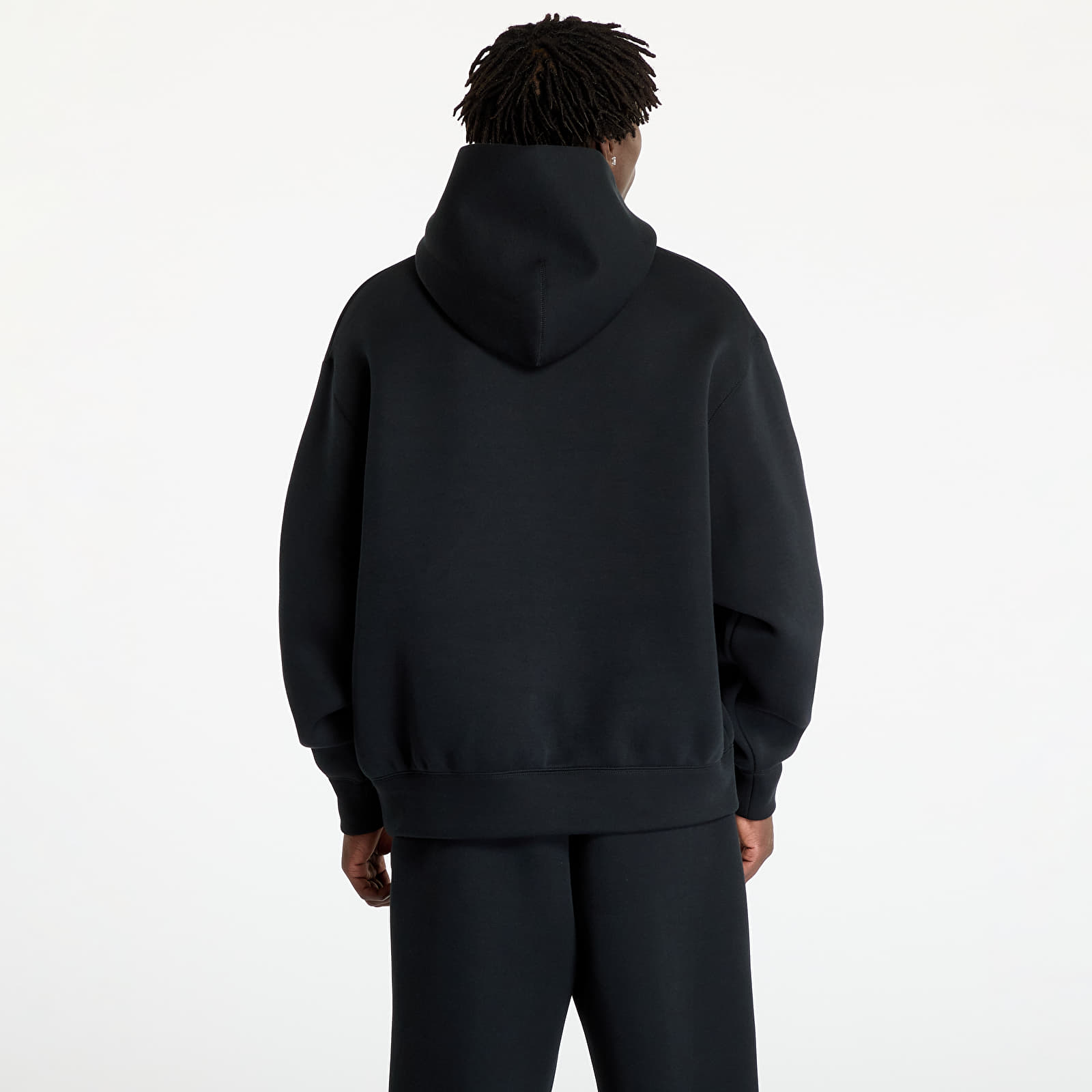 Felpe da uomo Nike Tech Reimagined Men's Fleece Hoodie Black/ Black