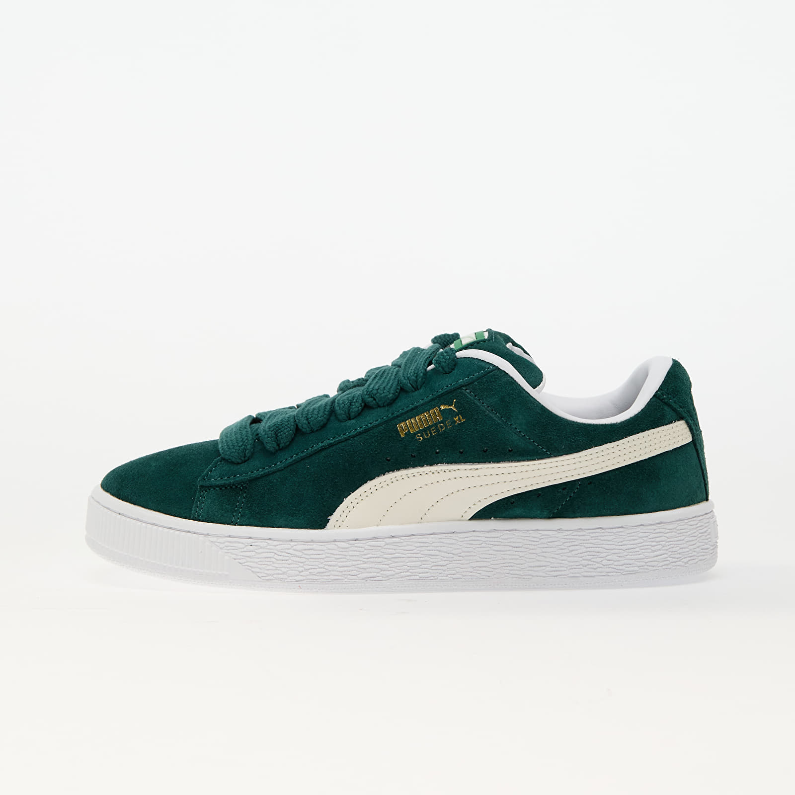 Men's sneakers and shoes Puma Suede XL Dark Myrtle/ Warm White