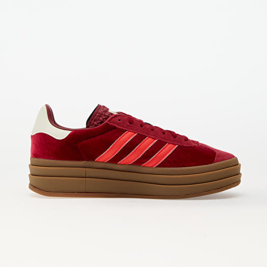 Red gazelle trainers on sale