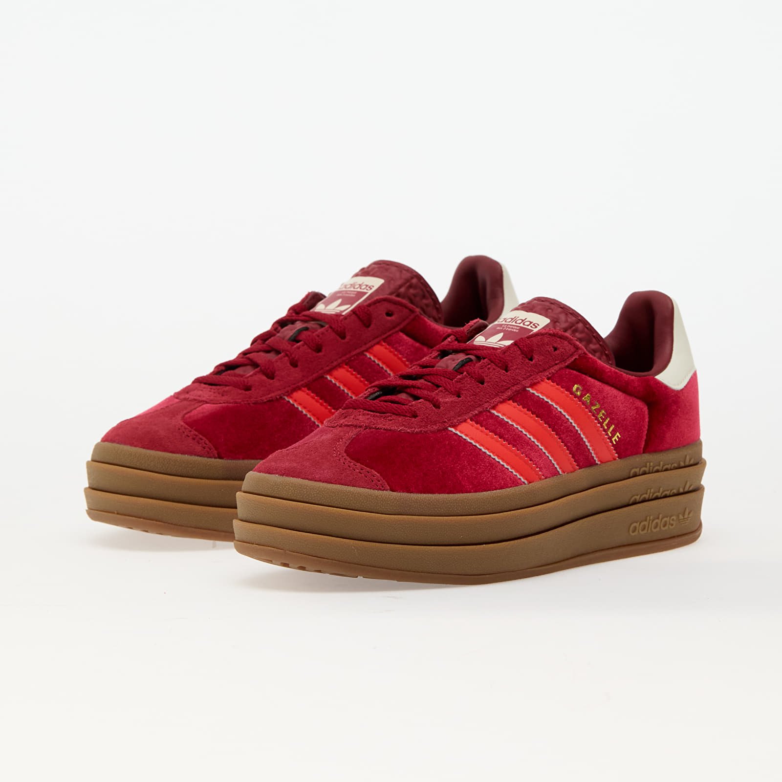 Damesschoenen adidas Gazelle Bold W Red/ Bright Red/ Off White