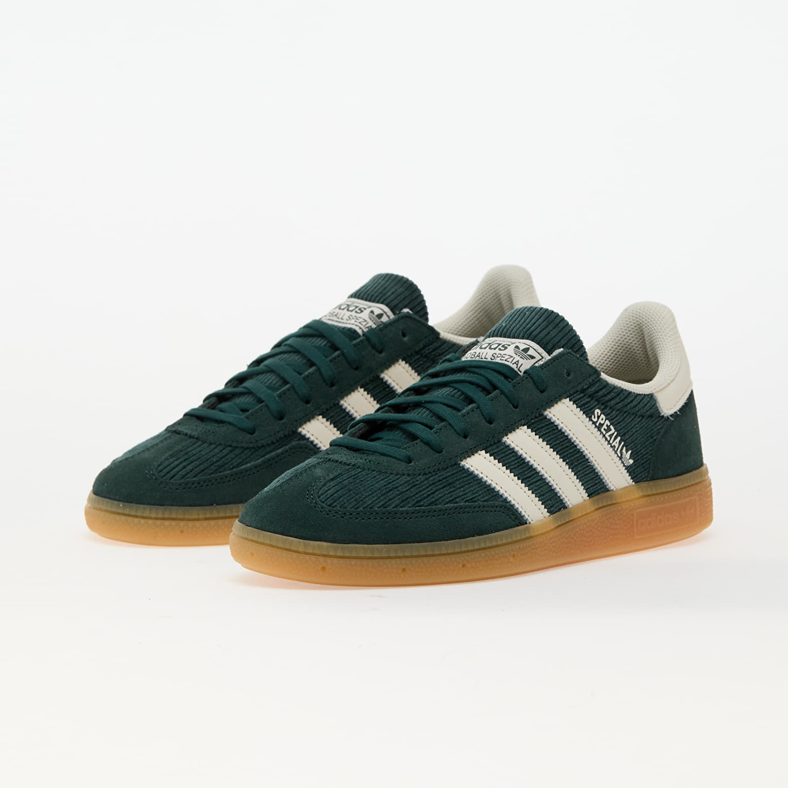 Women's sneakers and shoes adidas Handball Spezial W Mineral Green/ Off White/ Gum1