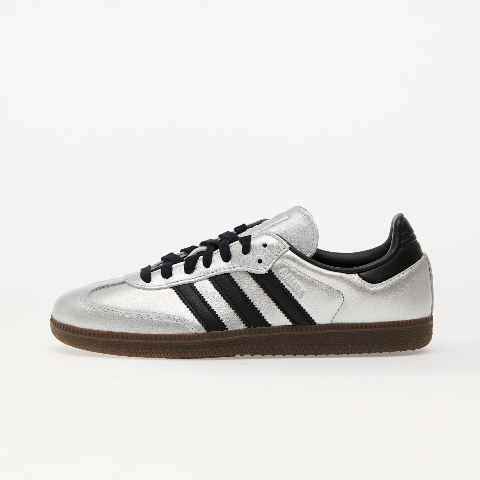 Sneakers und Schuhe fur Frauen adidas Samba Og W Silver Metallic Core Black Gum5 Queens