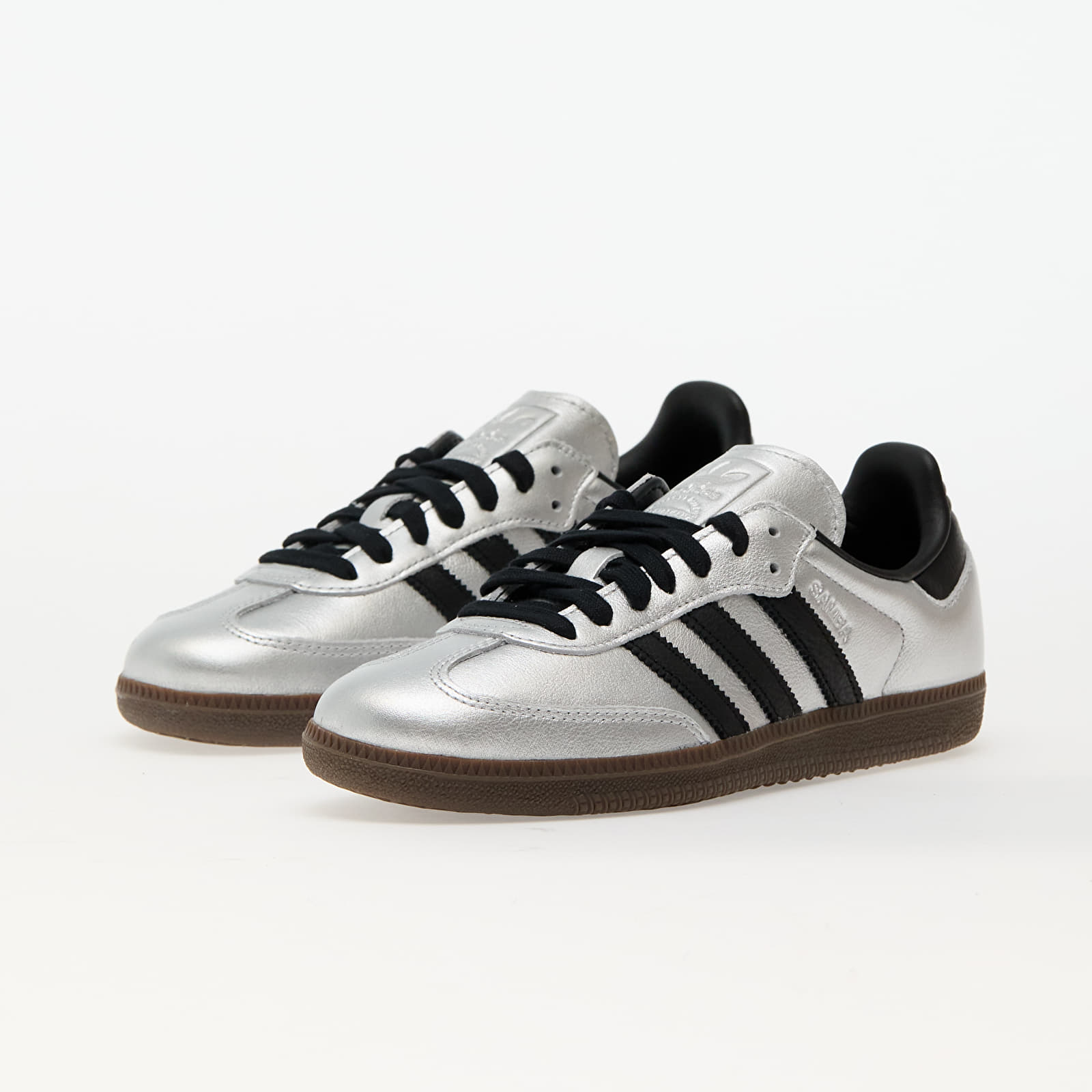 Damessneakers en -schoenen adidas Samba Og W Silver Metallic/ Core Black/ Gum5