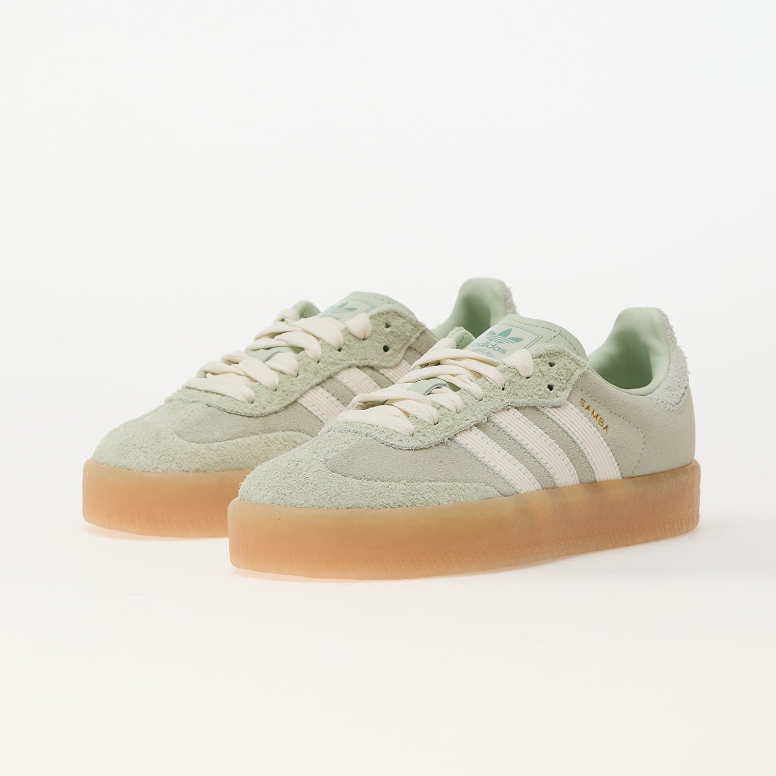 Дамски кецове и обувки adidas Sambae W Linen Green/ Off White/ Crystal Jade