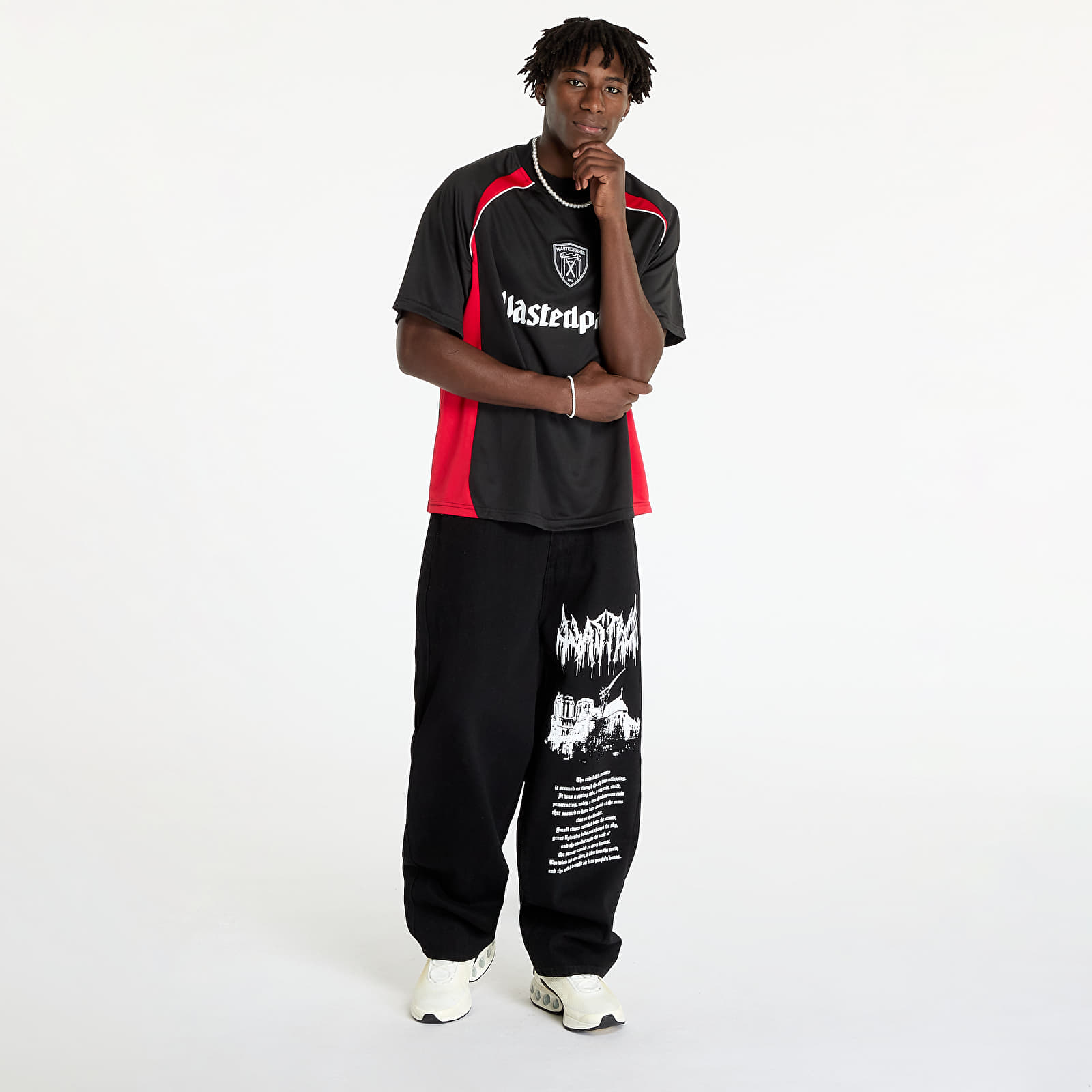 Jerseys Wasted Paris Rain Football Jersey Black