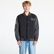 【VANS】 Crazy Eddie Baseball Jacket Jackets Vans Crazy Eddy Baseball Jacket Black/ Asphalt | Queens