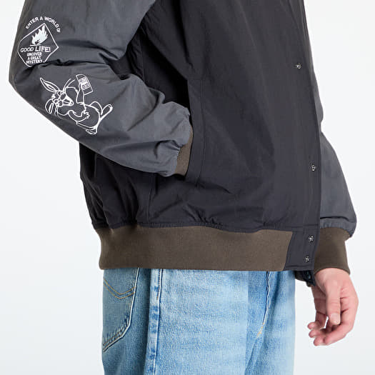 Jackets Vans Crazy Eddy Baseball Jacket Black Asphalt Queens