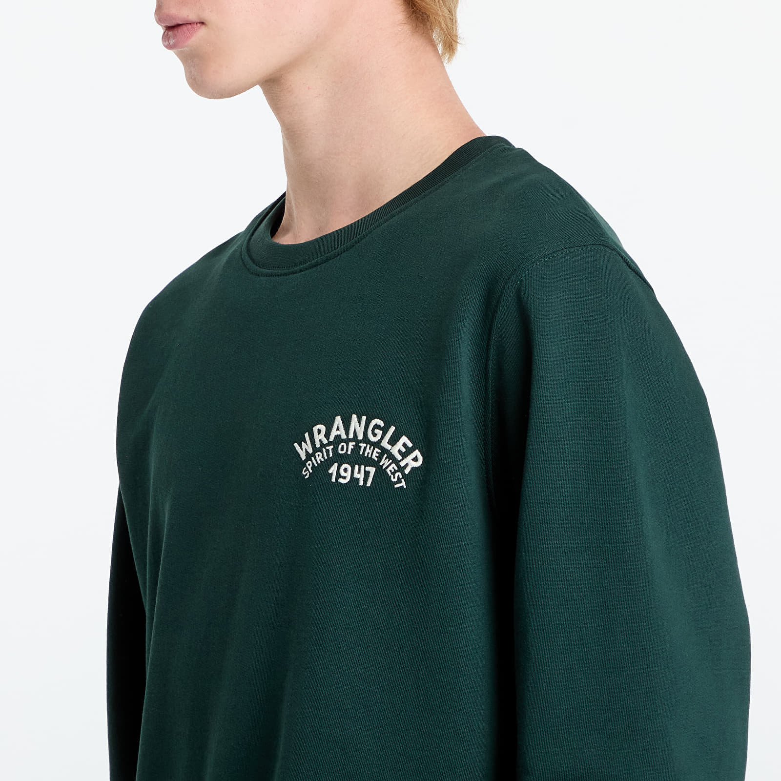 Hanorac Wrangler Crewneck Sweatshirt Scarab - 1 | YEO