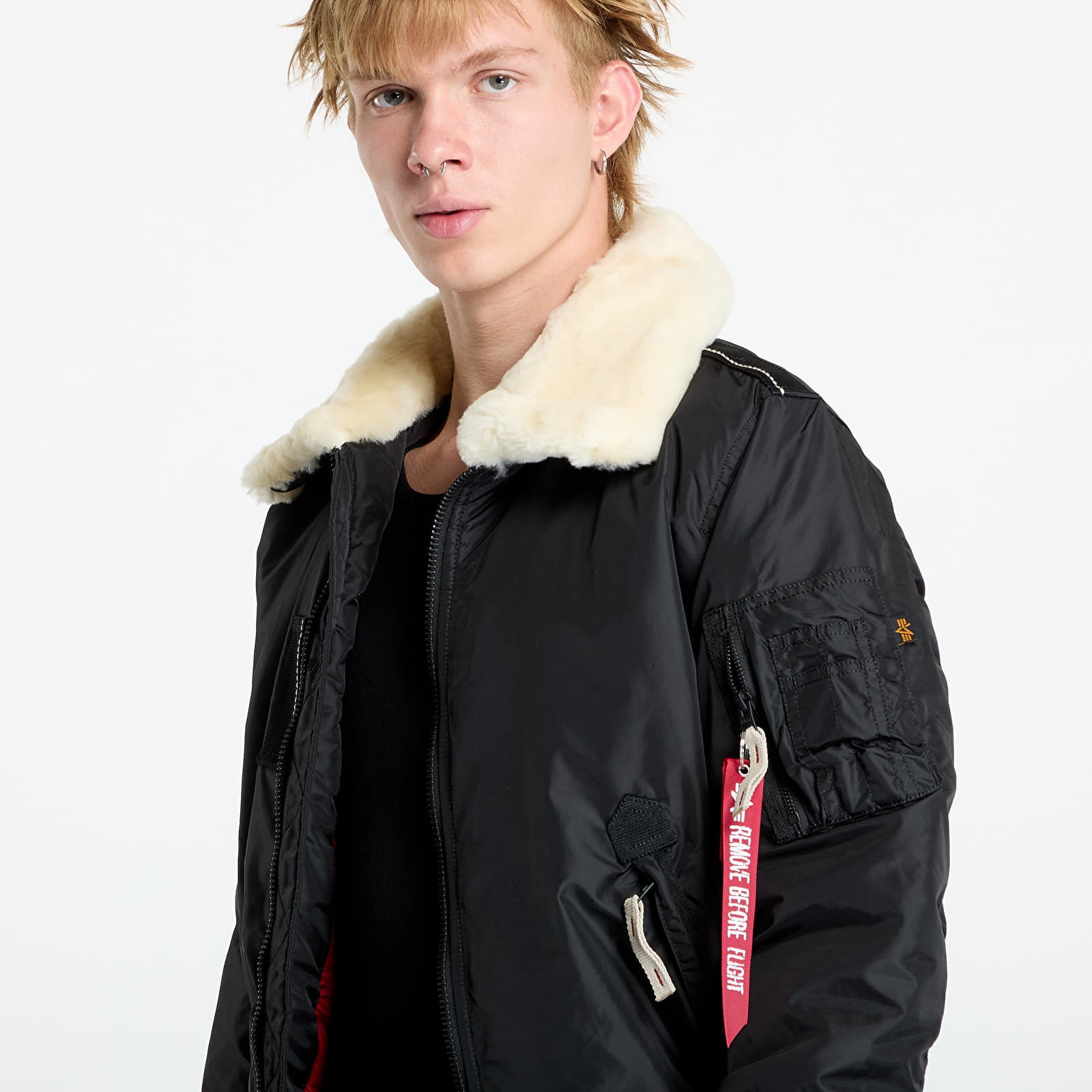 Jachetă Alpha Industries Injector III Black/ Beige - 1 | YEO