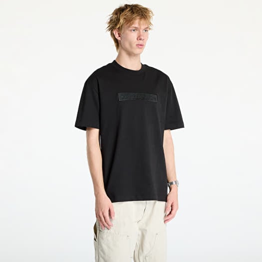 Tričko Calvin Klein Jeans Embroidered Box Tee Black