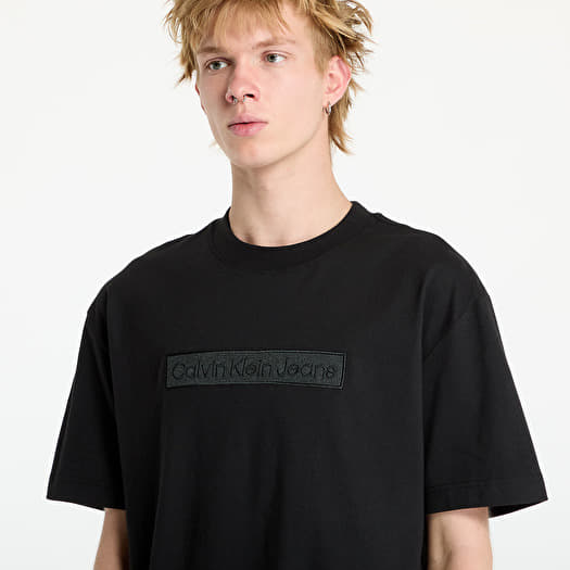 Calvin klein men's black t shirt 2025