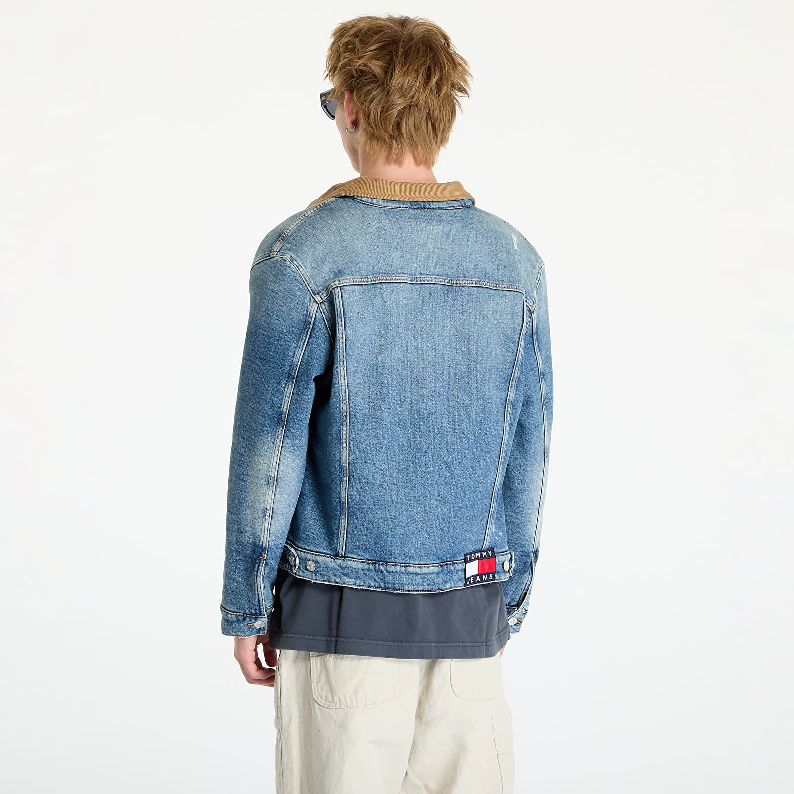 Men's jackets Tommy Jeans Ryan Teddy Regular Trucker Jacket Denim