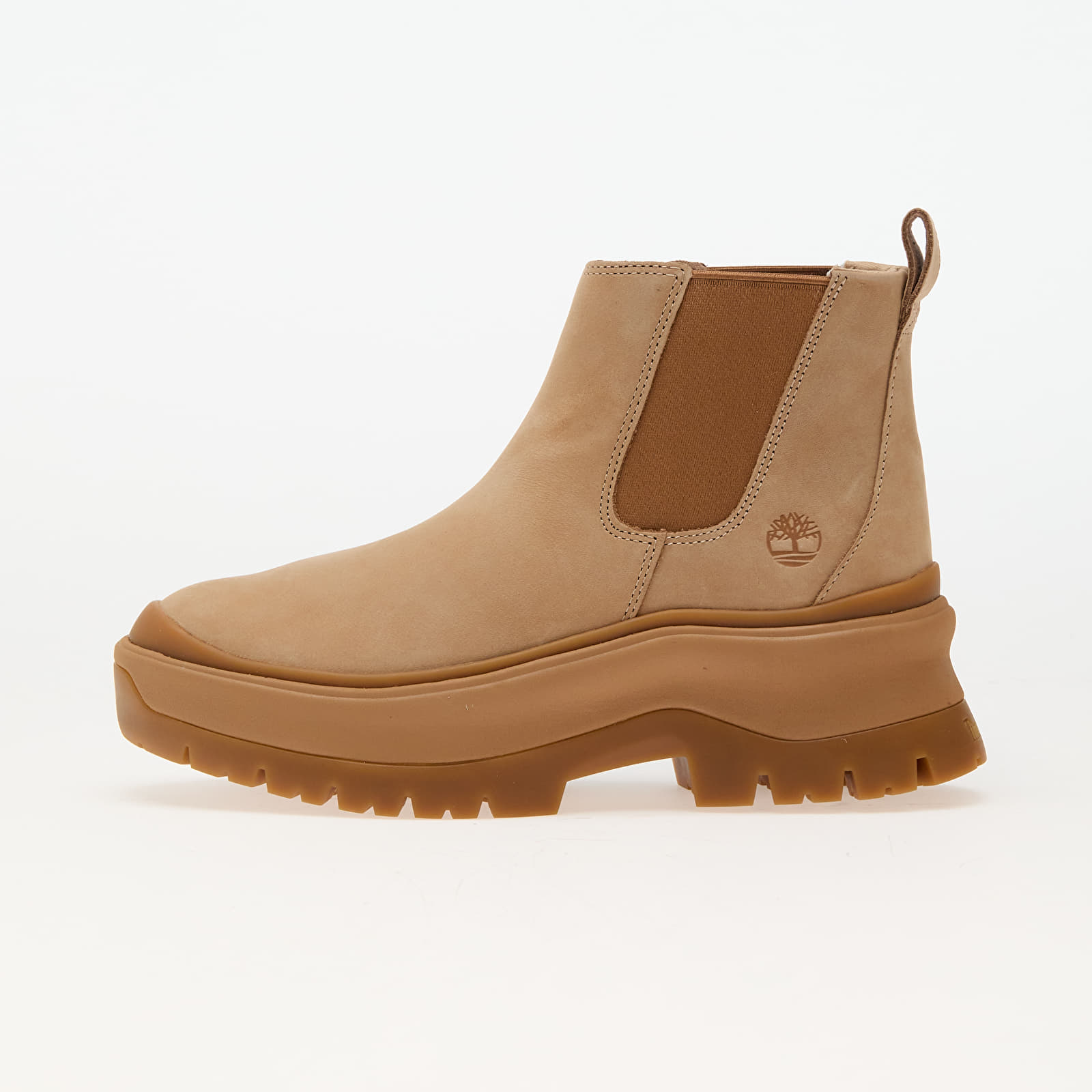 Baskets et chaussures pour femmes Timberland Carnaby Cool Basic Chelsea Lt Beige Nubuck