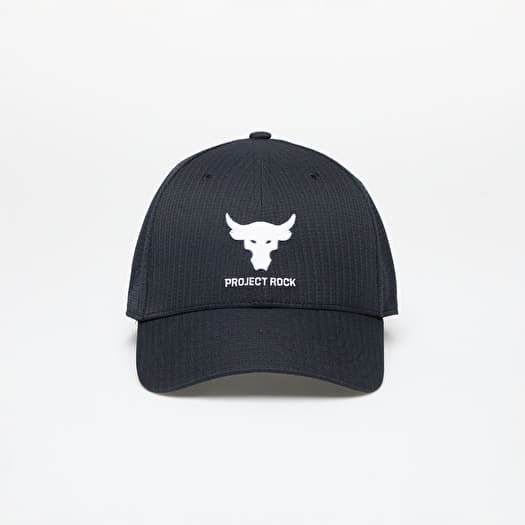 Kšiltovka Under Armour Project Rock Trucker Black/ White