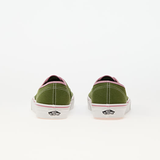 Green vans pink sole 2025