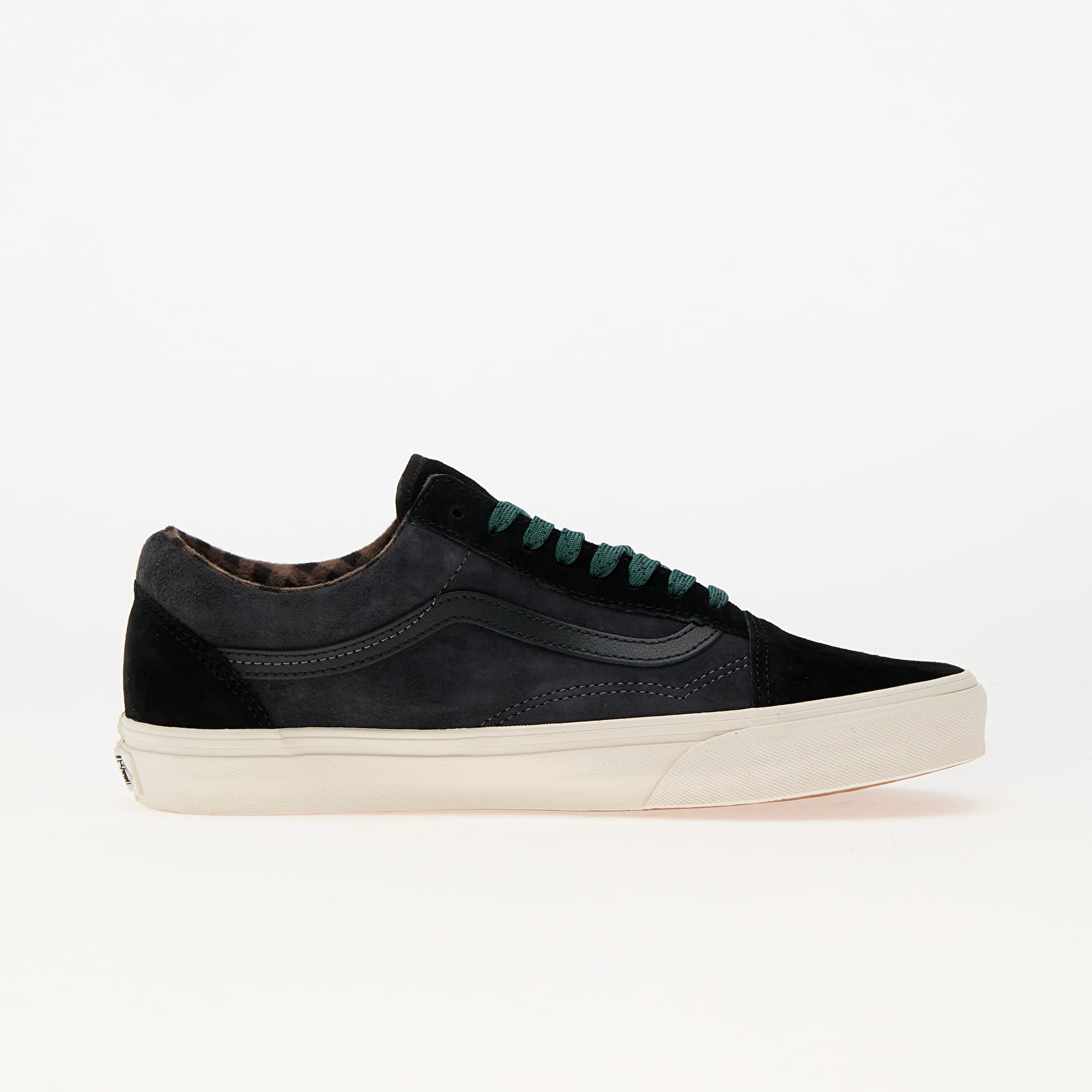 Zapatos Vans Old Skool Pig Suede Plaid Gray/Blanc