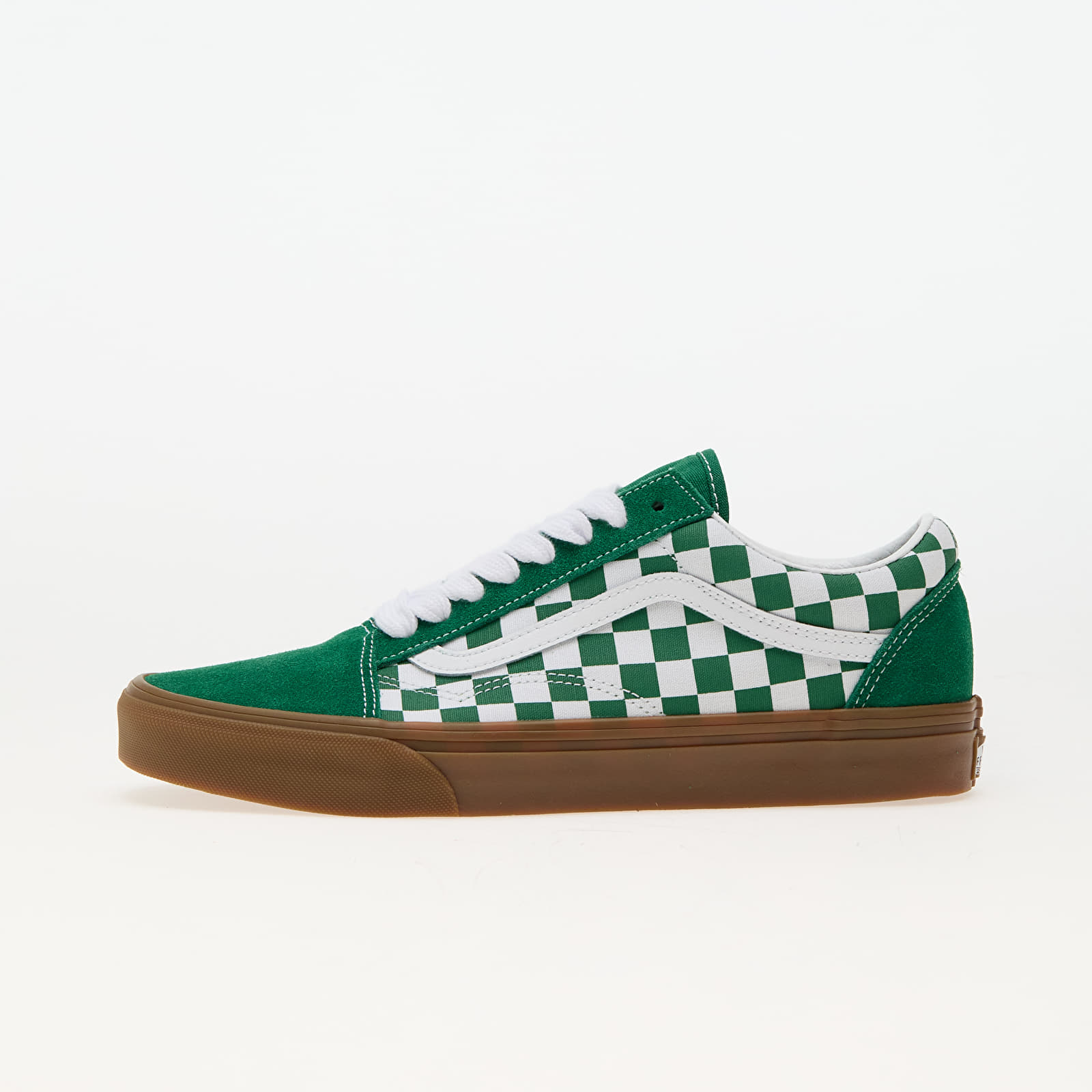 Čevlji Vans Old Skool Fat Lace Checker Green