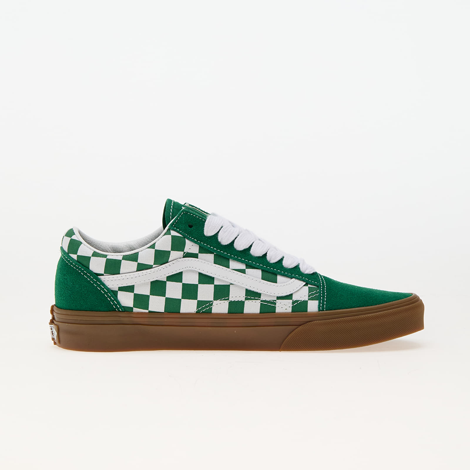 Čevlji Vans Old Skool Fat Lace Checker Green