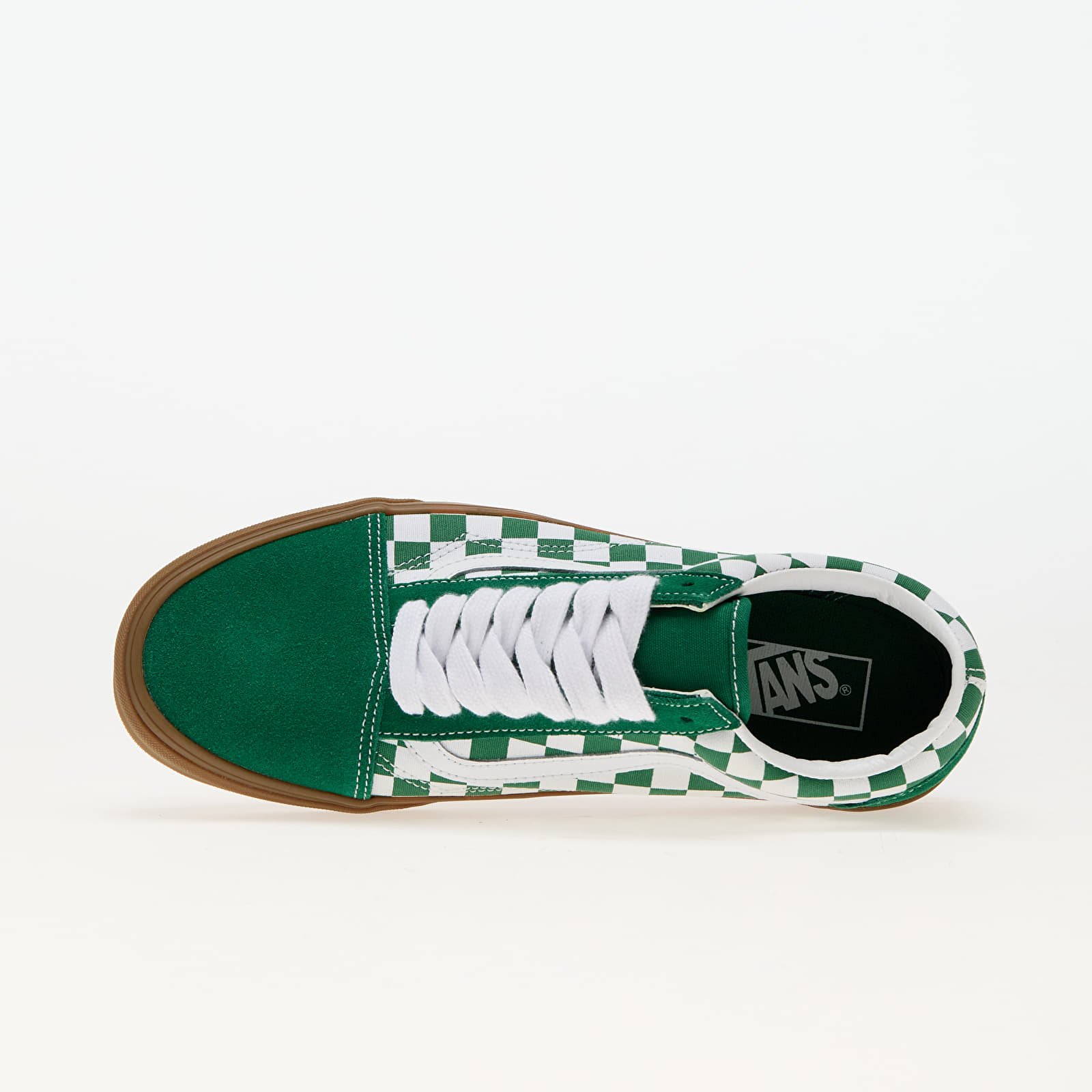 Čevlji Vans Old Skool Fat Lace Checker Green