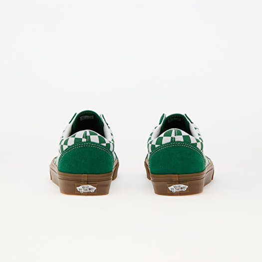 Vans green checkered store