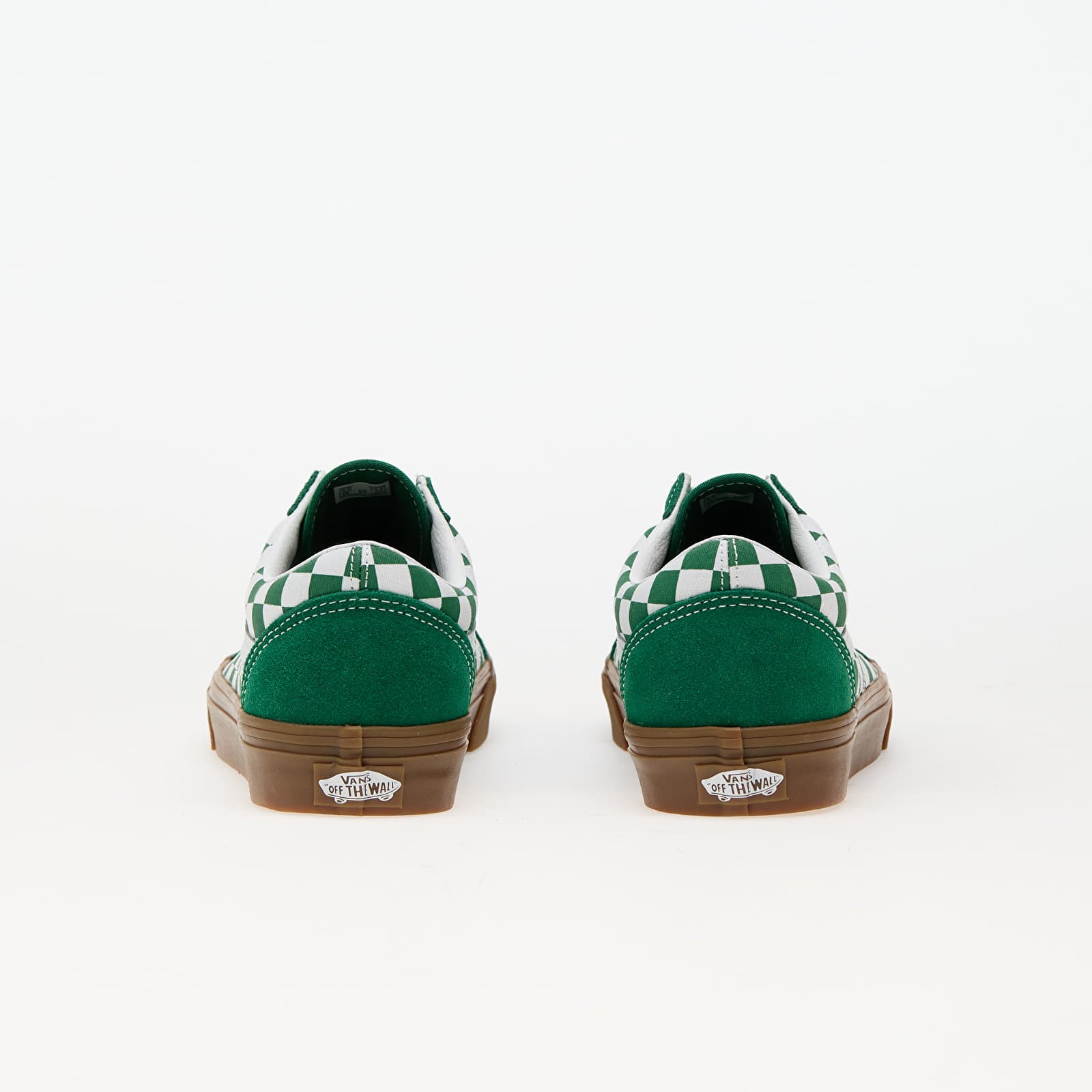 Shoes Vans Old Skool Fat Lace Checker Green Queens