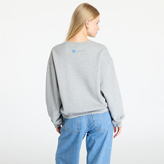 adidas blue crew neck sweatshirt