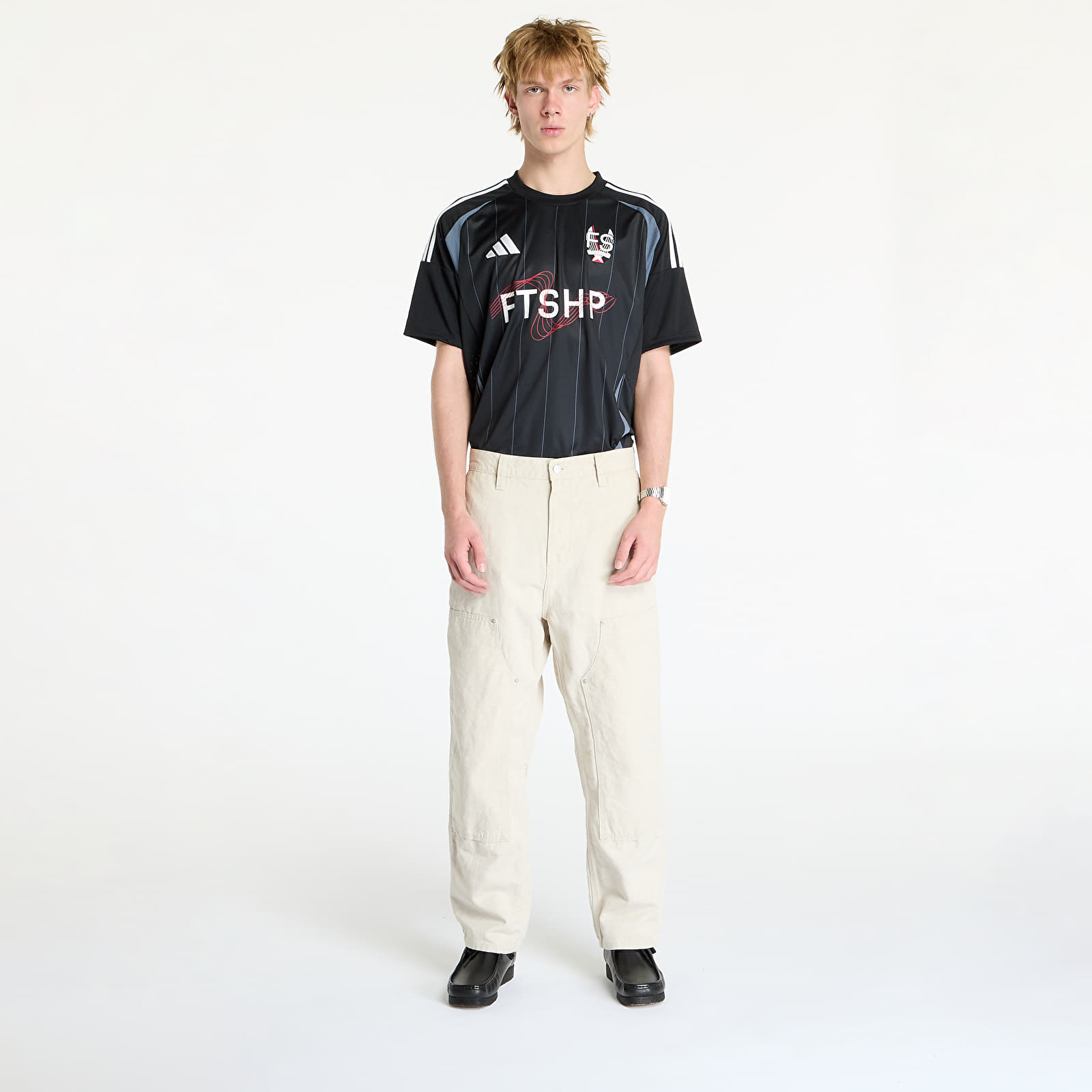 Hosen für Männer Carhartt WIP Walter Double Knee Pant Natural Rinsed