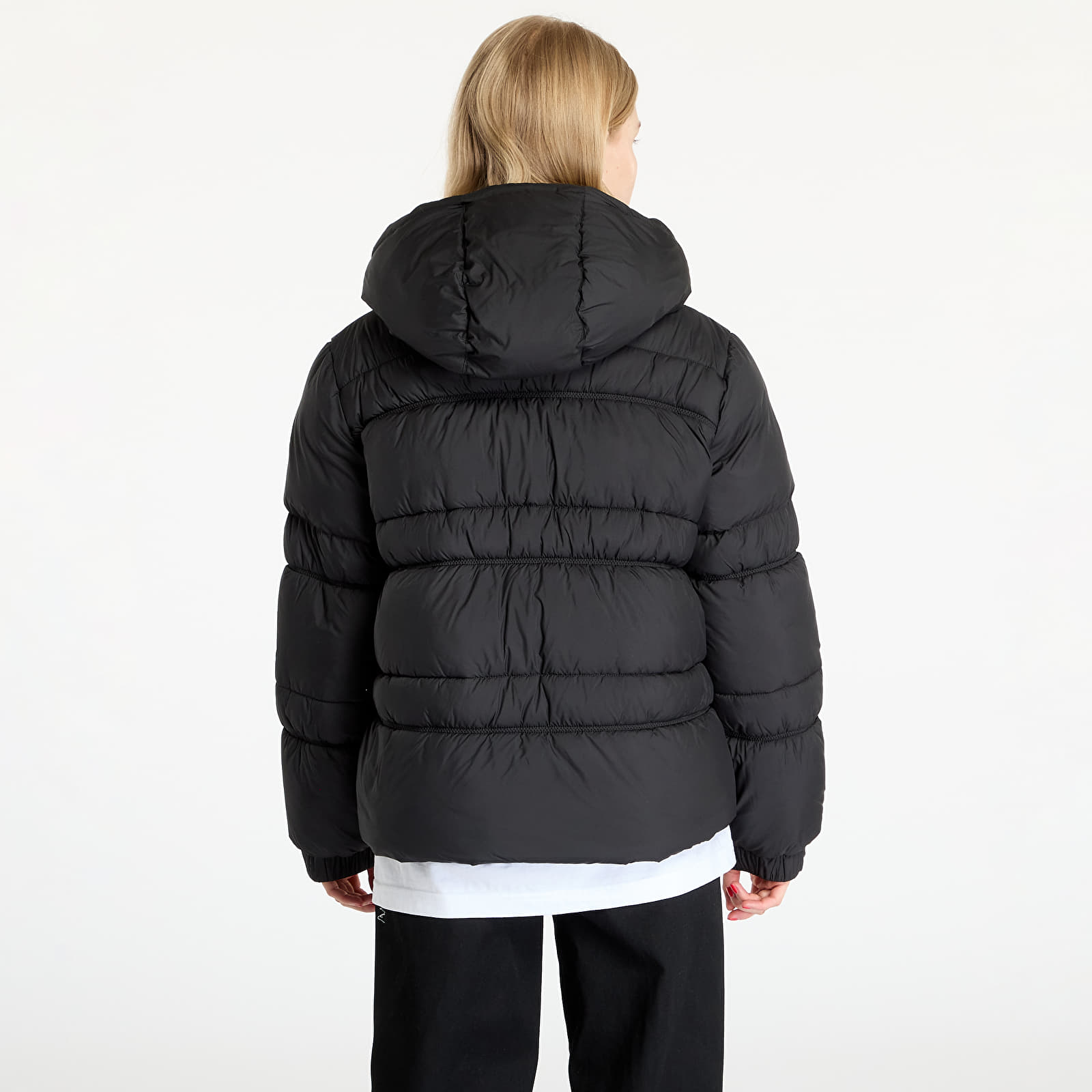 Γυναικεία σακάκια Tommy Jeans Quilt Rouch Tape Jacket Black