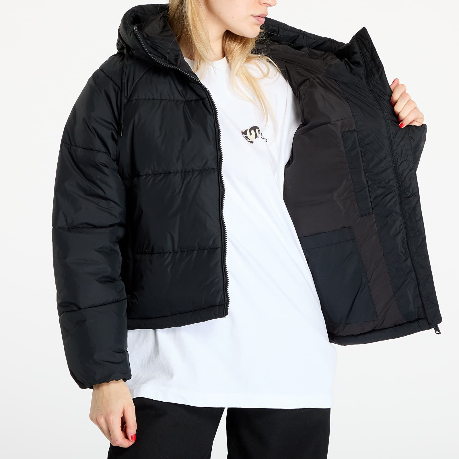 Kurtki damskie Tommy Jeans Vail Puffer Jacket Black