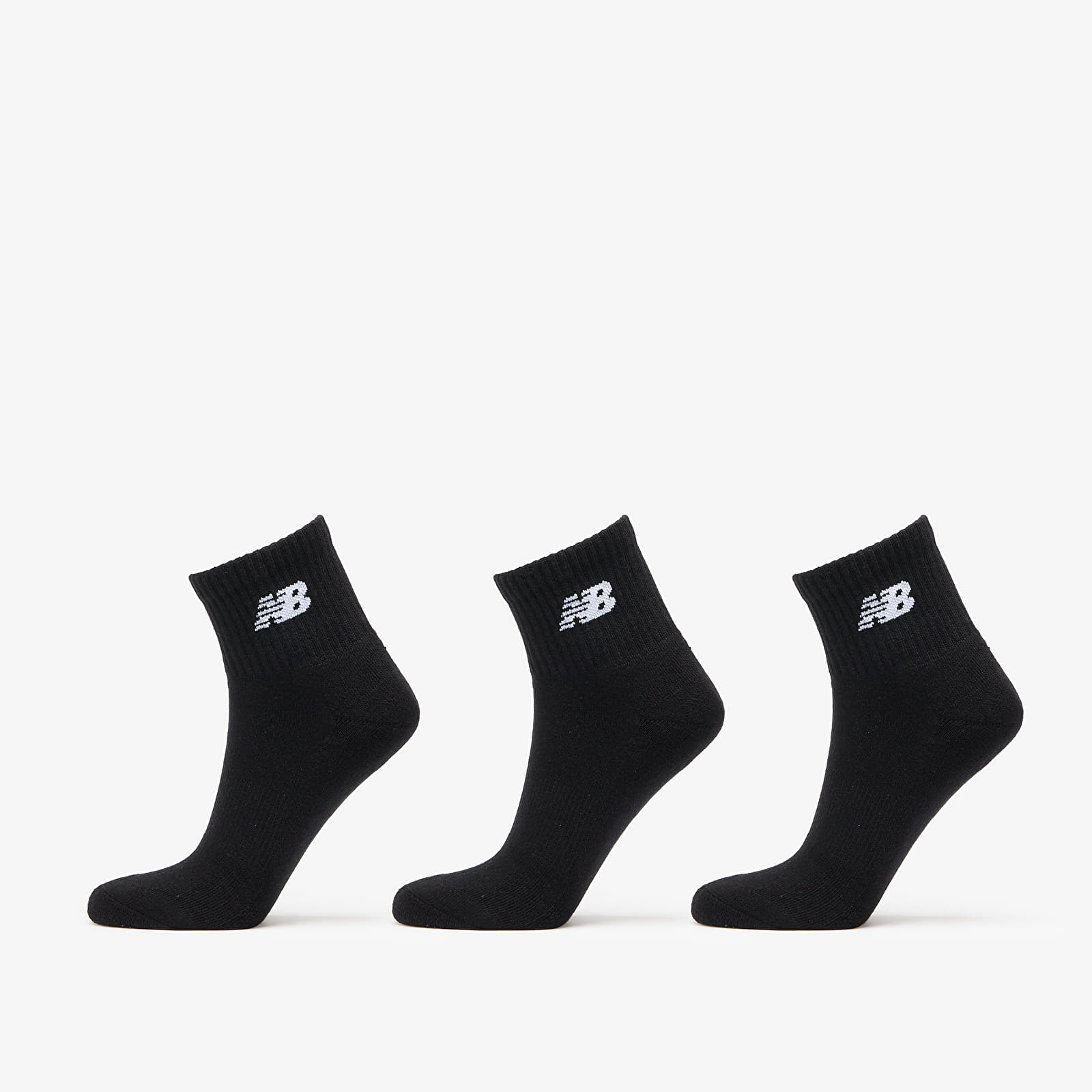 Ανδρικές κάλτσες New Balance Everyday Ankle Socks 3-Pack Black