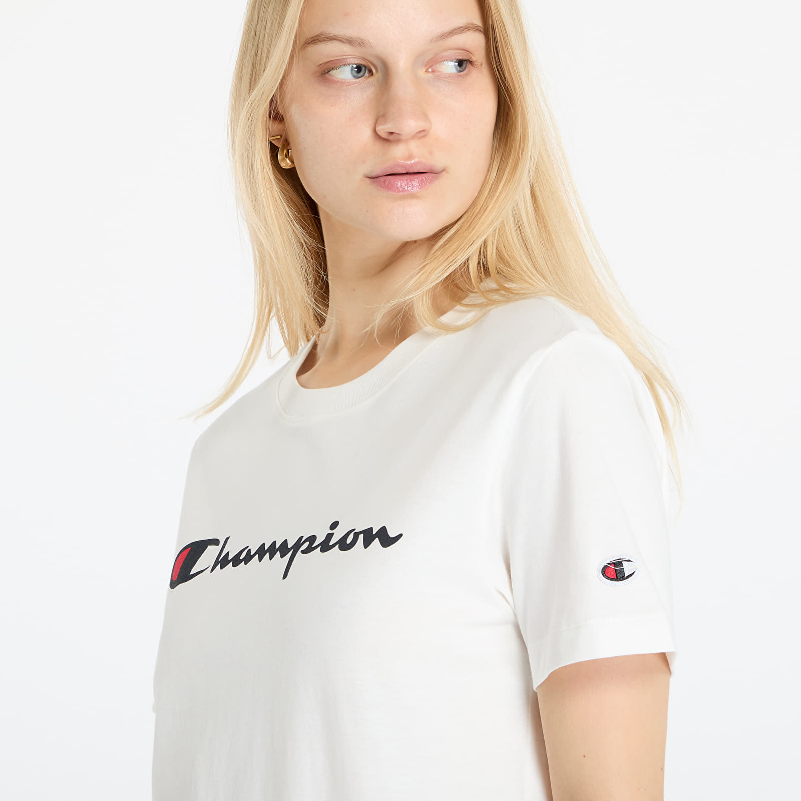 Tricouri Champion SS Tee White