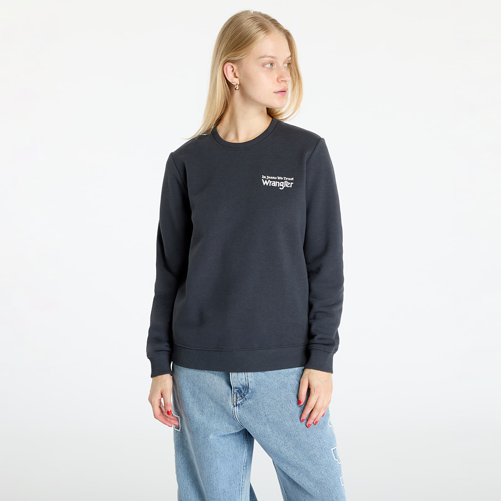 Sweatshirts Wrangler Regular Sweat Faded Black