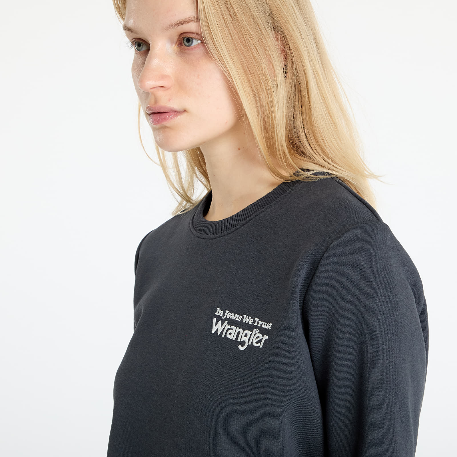 Sweatshirts Wrangler Regular Sweat Faded Black