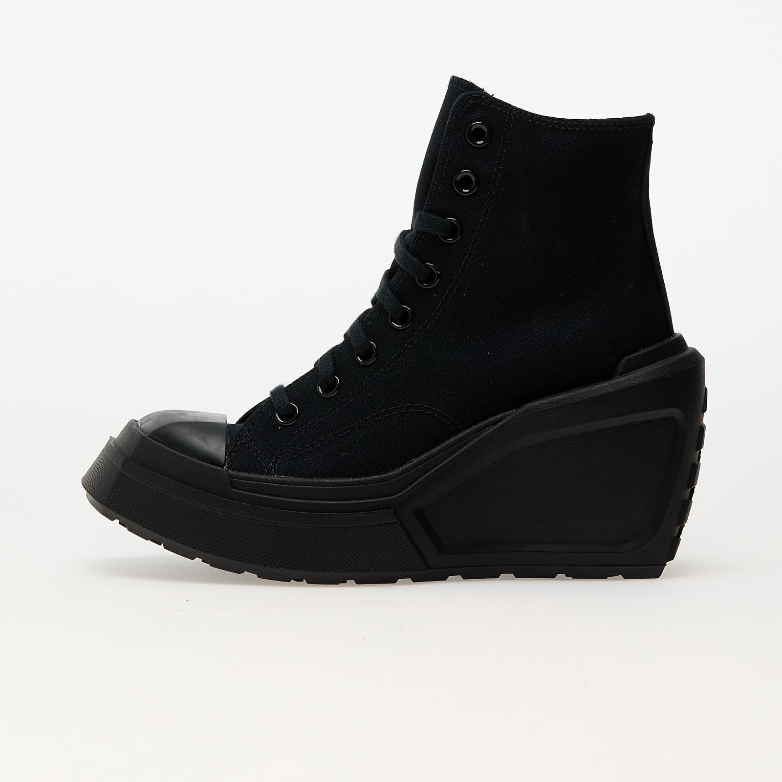 Black wedge converse top