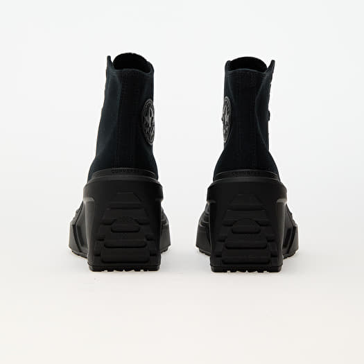 Women s sneakers and shoes Converse Chuck 70 De Luxe Wedge Black Black Black Queens