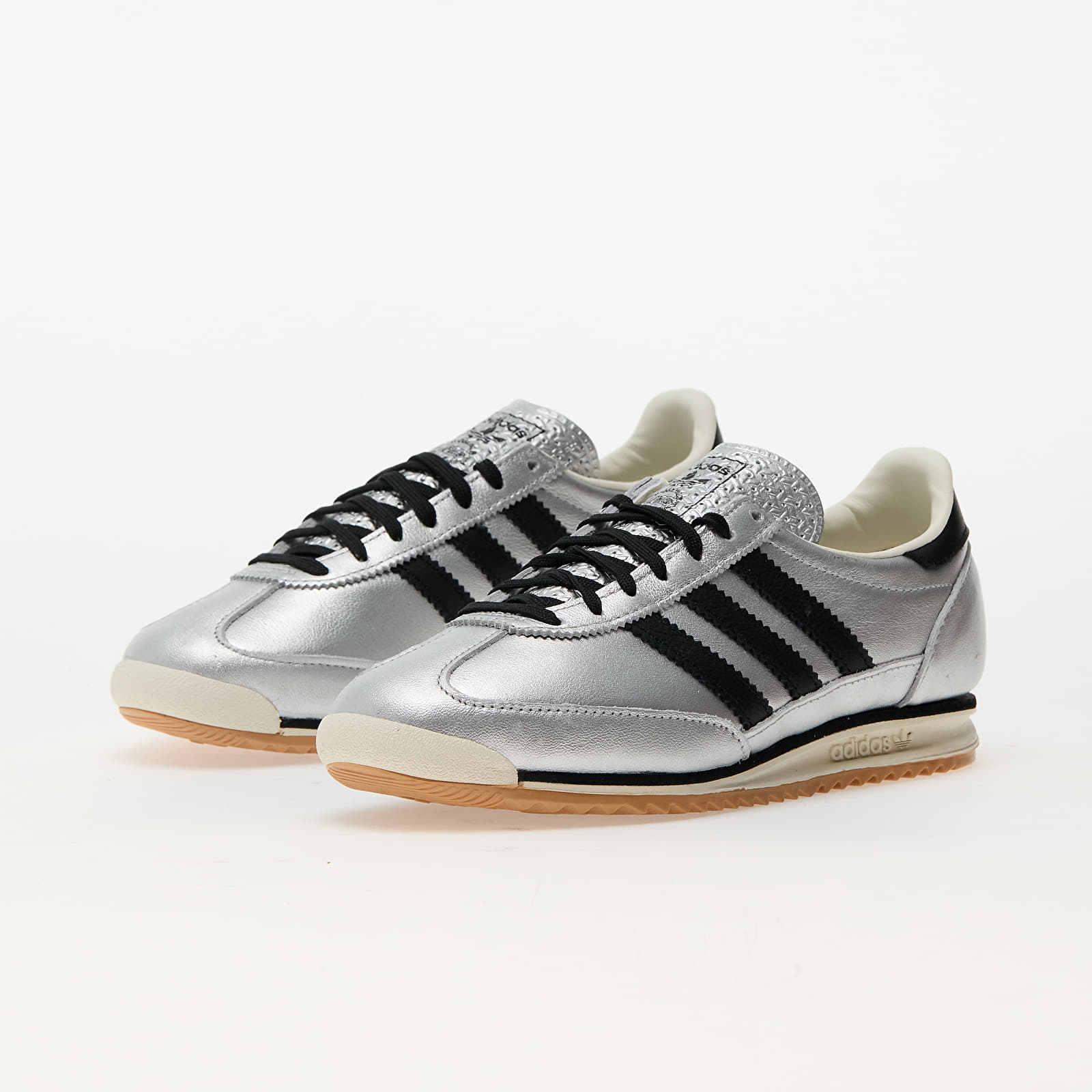 Naiste tossud ja kingad adidas SL 72 Og W Silver Metallic/ Core Black/ Off White